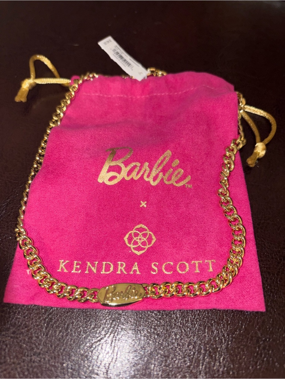 NEW NWT Kendra Scott x Barbie Gold Chain necklace choker special edition